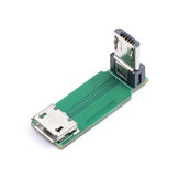 Micro-USB-Übertragungsverlängerungsmodul-Kabel vom Typ L von weiblich auf männlich für RC Drone FPV Racing