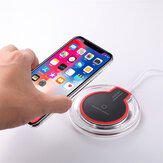 Bakeey 10 W gyorstöltő ultravékony vezeték nélküli töltőtalp iPhone X XS HUAWEI P30 Oneplus 7 MI 9 S10 S10  készülékhez