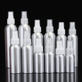 30ml-250ml Empty Aluminum Metal Spray Bottle Transparent/White Fine Mist Spray Head Portable Sprayer