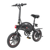 [EU Direct] DYU D3+ 240W 36V 10Ah Bicicleta Eléctrica Plegable con motor de 14 pulgadas, velocidad máxima de 25 km/h, autonomía de 70 km, sistema de frenado doble inteligente, carga máxima de 120 kg