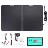 ETFF 12V 60W Skládací solární panel 30A 60A 100A Vodotěsný venkovní nabíječka baterie pro mobilní telefony, power bank, fotoaparát, tablet, PC, automobil s PD QC3.0 MTTP regulátorem