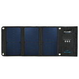 BlitzWolf 20W 3A Sun Solar Portable Foldable Portable Sun Sun شاحن USB Dual Port With القوة 3S