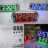 Geekcreit® DIY DS3231 Érintőpontos precíziós magas fényerejű LED pontmátrix kijelző ébresztőóra készlet