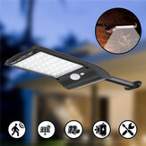 Movido a energia solar 36 LED PIR Movimento Sensor Lâmpada de parede à prova d 'água de segurança de rua luz de rua para jardim ao ar livre
