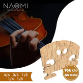 NAOMI溝付きGDAEヴァイオリンブリッジが4/4ヴァイオリン用にAAグレードのメープルブリッジフレンチスタイルを選択
