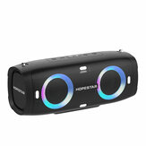 HOPESTAR A6 Party Wireless bluetooth Conférencier 30W Bass Stereo FM Radio TF Card Boombox 6000mAh IPX6 Imperméable Portable Luminous Outdoor Soundbar with Mic