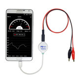 Voltmetro USB VoltOTG con interfaccia OTG per telefoni Android Tester USB di tensione Voltmetro -40~40V DC Funzione di salvataggio dati Voltmetro