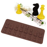 Molde de silicone para bolos de xadrez Honana CF-BW16, fondant, chocolate, doces, molde para açúcar, ferramenta de decoração de cozinhar