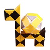 Оригинальный Speed Magic Cube Snake Puzzle Ruler Twist 24 блока Образовательные забавные игрушки для детей