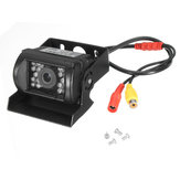 Caméra de recul étanche avec 18 LED infrarouges à 120 degrés pour voiture et camion 12V 24V