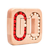 Wooden Rolling Ball Bead Toy Fingertip Magic Rotating Cube Toys Prevention Alzheimer's Disease Adult Fidget Toys