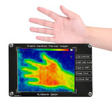 MLX90640 Display LCD de 2.8 pulgadas Sensores infrarrojos portátiles de imagen térmica de 24*32 -40℃ a 300℃ Medición de temperatura