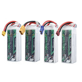 Bateria Lipo de Descarga Elevada Opcional CODDAR 14.8V 6500mAh 4S 60C XT60/XT90/EC5/T-Deans Plug para Carro RC 1/10