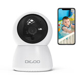 DIGOO DG-ZXC24 1080P Smart IP Kamera 2 Megapixel 355° PTZ Nachtsicht Bewegungserkennung Baby Home Security Monitor