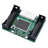 Banggood 5V LCD Kijelző 18650 Lítiumelem Kapacitás Próbálgató Tápellátás Detektor Modul 2 Csatorna Töltéssel Lekötés Type-c Porttal