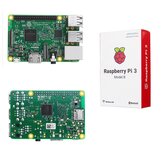 Raspberry Pi 3 Modèle B ARM Cortex-A53 CPU 1.2GHz 64-Bit Quad-Core 1Go RAM 10 Fois B+