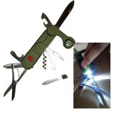 13 in 1 Multifunktionale Falttasche Army Camping Outdoor Survival Tools Swiss Style Camping