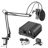 Kit de microphone à condensateur GAM-800 Green Audio pour Karaoke Living Recoarding avec alimentation fantôme