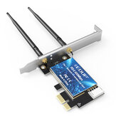 EDUP EP-9619 Adaptador WiFi Adaptador wireless bluetooth Dual Banda Placa de rede PCI Express Placa WiFi de longo alcance para PC