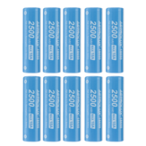 10 Stück Astrolux® E1825 18A 2500mAh 3,7 V 18650 Li-Ion Batterie Ungeschützte wiederaufladbare Lithium-Stromzelle mit hohem Abfluss für Astrolux Nitecore Lumintop Fenix Taschenlampen für Haushaltsgeräte RC Toys Home Tools