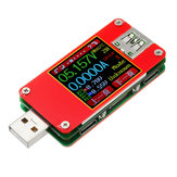 UT25 Digital USB 2.0 Micro USB Type-C Probador 1.44 Inch Color LCD Voltímetro Amperímetro Voltaje Medidor de corriente Suppport QC2.0 QC3.0