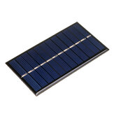 6V 1W 60*110mm Polikristal Mini Güneş Paneli Epoksi Levha DIY Öğrenme için