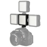 Ulanzi W49 Mini Camera LED Video Light Interlock with 3 Hot Shoe Mount