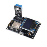 Geekcreit® ESP8266 IoT fejlesztői panel + DHT11 hőmérséklet- és páratartalom-érzékelő + sárga-kék OLED kijelző + SDK programozható Wifi modul