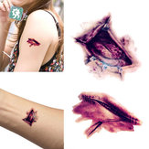 Halloween fausse gale maquillage sanglant Zombie cicatrices tatouages Terreur blessure effrayant sanglant autocollant