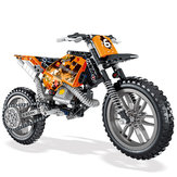 LELE 2IN1 Exploiture Speed Racing мотоцикл Строительные Блоки Игрушки Модель 253шт. Кирпичи