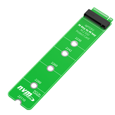 AODUKE M.2 PCIE NVME/SATA SSD Hard Drive Protection Card Adapter Card M Key B&M Key Hard Drive Slot Extension Board Test