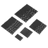 Σετ 100 τεμαχίων 1/2/3/4/5mm Πιστολάκια κατευθείαν μεταλλείου HSS επικαλυμμένα με μαύρο χρώμα για ξυλοκατασκευή