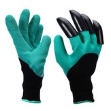 1 Pair Safety Gloves Garden Gloves Rubber TPR Thermo Plastic Builders Work ABS Plastic Claws 