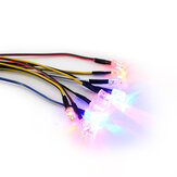 DUMBORC DC Gewöhnliche LED-Lichter mit verlängerten Kabeln für X6DC RC-Empfängerteile