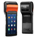 SUNMI V2 Handheld-Thermodrucker 5,45 '' HD-Touch-IPS-Bildschirm 58 mm Breite 70mm / s 95dB-Lautsprecher Registrierkassen für mobile Bestellungen eSIM 4G WiFi