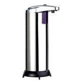 Dispenser automatico di sapone liquido con sensore infrarossi in acciaio inossidabile per bagno e cucina