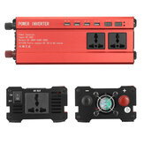 Inverter convertitore per auto da 5000W 12/24V DC a 110/220V AC 4 porte USB Display LED