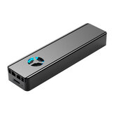 Rocketek M2 SSD Caso Gabinete NVME Ventilador de refrigeração embutido M.2 para USB 3.1 Type-C Adaptador para NGFF PCIE M-Key M & Key Disco rígido Caixa