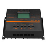 80Aソーラーパネル充電コントローラー12V24V自動LCDUSBソーラーバッテリー充電器高効率ソーラー80PWMレギュレーター