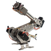 مجموعة ذات ذراع روبوتي معدنية 6DOF 6 محاور ذراع روبوتية ميكانيكية تدور بواسطة الدواخل