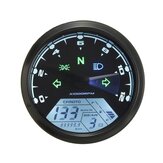 12000RMP LCD Digital Speedometer Odometer Motorcycle 1-4 Cylinders