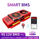 DALY BMS 4S 12V 300A 400A 500A18650 Плата защиты литий-ионной батареи Bluetooth 485 к USB-устройству NTC UART Вместе с вентилятором LiFePO4 LTO Battery
