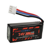 OMPHOBBY M1 2S 7.4V 350mAh 50C Lithium Battery RC Helicopter Spare Parts