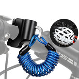 Mini cadenas de casco de bicicleta de aleación antirrobo WEST BIKING con dos llaves, para bolsa de casco, motocicleta, bicicleta MTB y otros accesorios