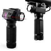 2 em 1 XANES TL01 650nm Vermelho Laser Sight Foregrip Laser Ponteiro Lanterna Tipo Localizador de Montagem em Trilho