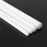 White Round Plastic Rod Bar Acetal Acrylic Rod 5mm to 10mm Diameter 600mm Length Acetal Rod