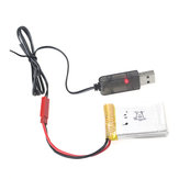 JJRC H12C JXD 509G 509V Cavo Caricabatterie USB per Batteria LiPo 3,7V 1S Spina JST Uscita da 500mA