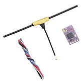 0,6g JHEMCU 900RX 868/915MHz ExpressLRS ELRS High Refresh Rate Low Latency Ultra-small Long-range RC Receiver for RC FPV Drone