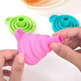 Outdooors Portable Long Neck Silicone Funnel Liquid Packing Funnel Kitchen Gadgets