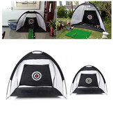 For Kids/Adult 1M/3M Foldable Golf Hitting Net Driving Cage Practice Tent Indoor Outdoor Golf Trainer